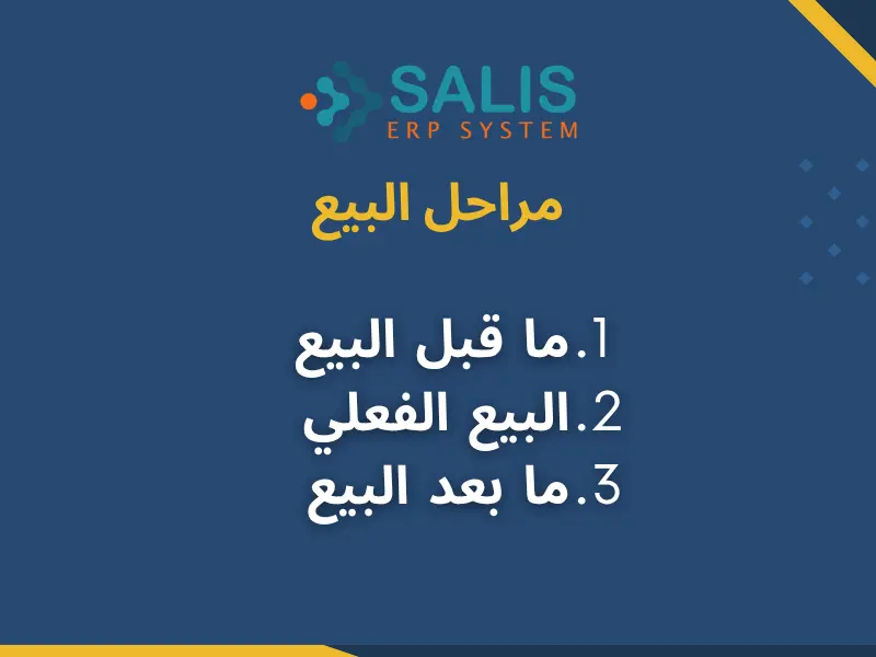 ما هي مراحل البيع